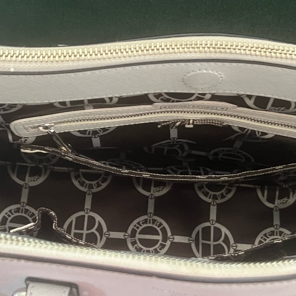 Henri Bendel Elegant Light Gray Satchel - Picture 4 of 8